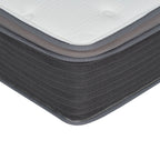12'' Hybrid Mattress In A Box, Plush Gel Memory Foam Mattress Top With Pocket Coil Base - Gray / White - Queen