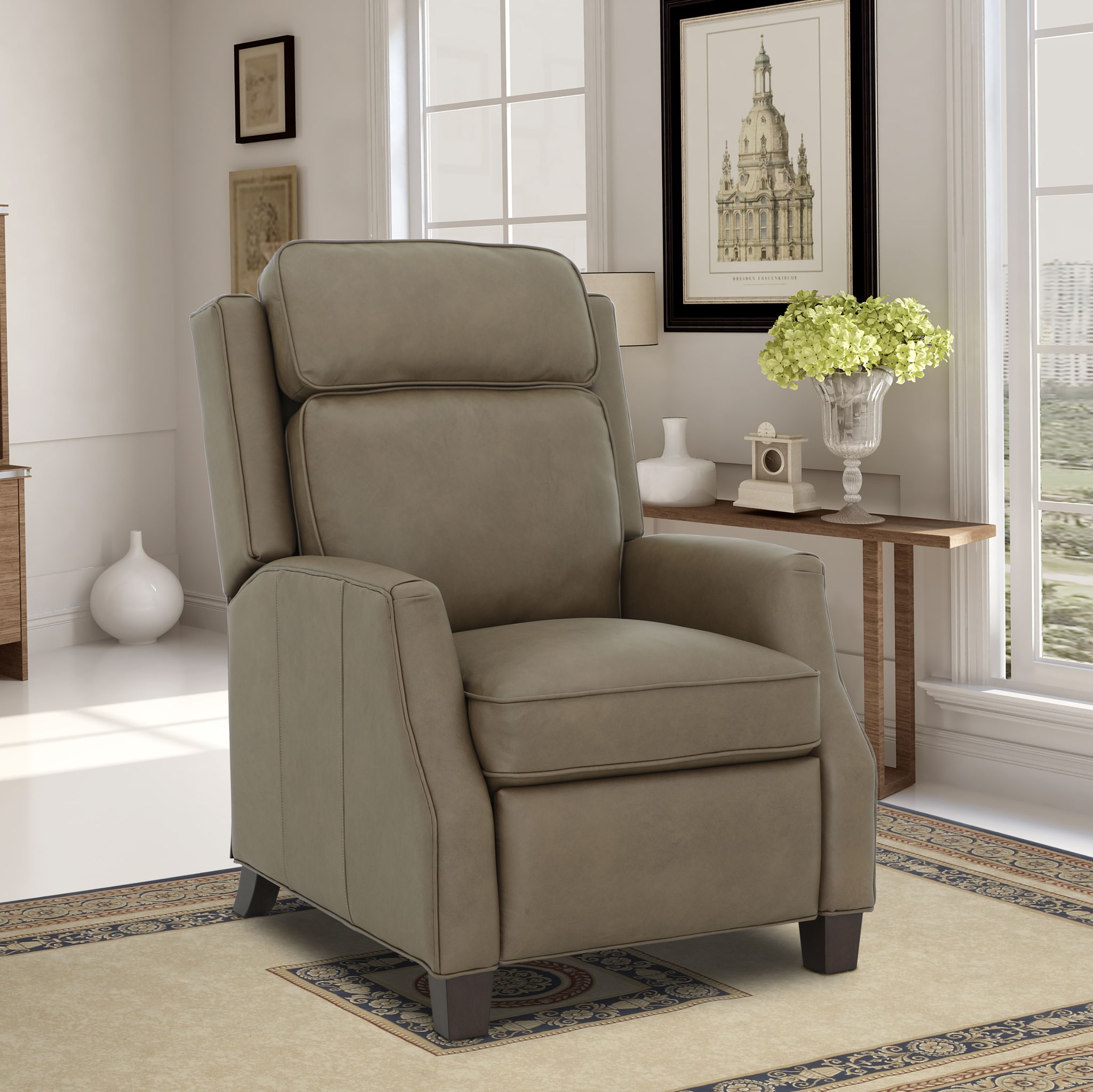 Nixon - Recliner Push Thru The Arm - Cashmere-Taupe