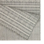 Sunshine - 5'3" X 7'3" Indoor, Outdoor Area Rug - Silver - Polypropylene