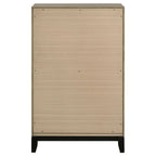 Valen 5-drawer Bedroom Chest of Drawers Light Taupe