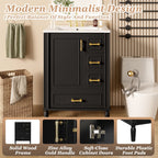 Traditional Bathroom Vanity Set With Soft Close Doors