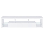 Jude 3-piece 71-inch TV Entertainment Center White High Gloss