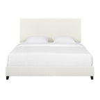 Platform Bed & Upholstered Headboard