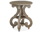 Tinley Park - Round Accent End Table - Dove Tail Gray