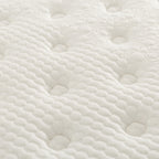 16" Premium Hybrid Mattress In A Box Plush Gel Memory Foam Top With Cooling Technology - Gray / White - Queen