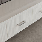 TV Stand With Slatted Drawers