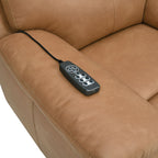 Chavis - Power Motion Recliner With USB & Power Headrest - Brown
