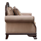 Chateau De Ville - Chair With Pillow (Same Lv01590) - Fabric & Espresso