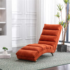 Massage Chaise Lounge Indoor With Remote Control, Ergonomic Electric Massage Lounger