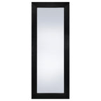 Cadence Tempered Glass Full Length Standing Mirror Black Oak