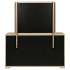 Ladera 6-drawer Bedroom Dresser and Mirror Light Elm