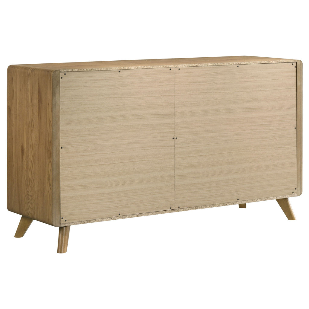 Bennett 6-drawer Bedroom Dresser Cabinet Light Oak