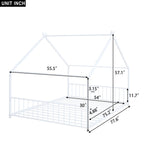 Metal House Bed
