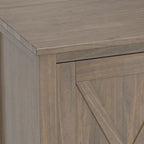 Ela - Medium TV Stand - Smoky Brown