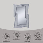 Noralie - 47" Accent Mirror - Mirrored & Faux Diamonds