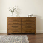 Adderley 8-drawer Bedroom Dresser Cabinet Warm Brown