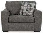 Gardiner - Chair And A Half - Pewter