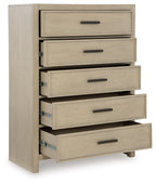 Calmoro - Five Drawer Chest - Gray