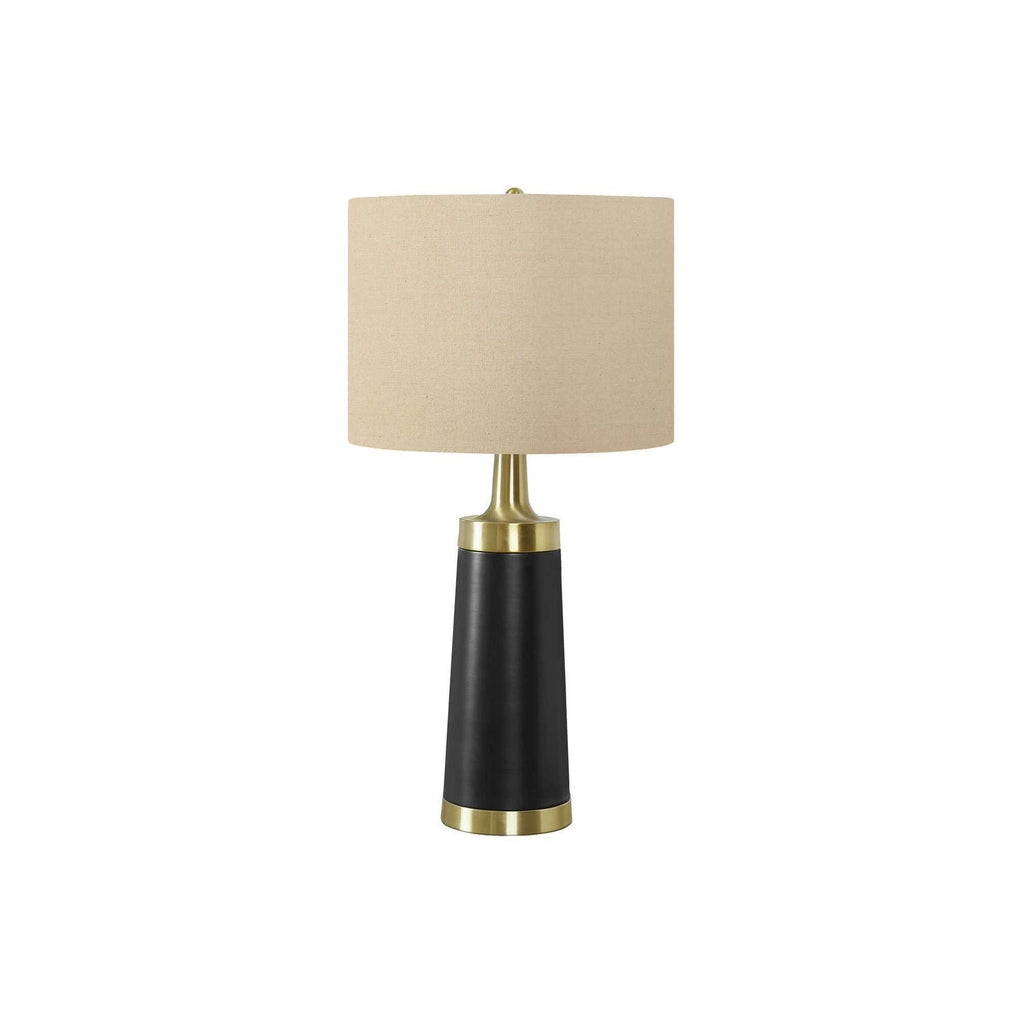 Lighting, Table Lamp, Resin, Contemporary - Black / Cream