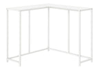 Corner Accent Console Table For Entryway, Unique L-Shaped Design