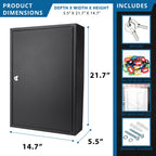 Adjustable Key Cabinet With Lock