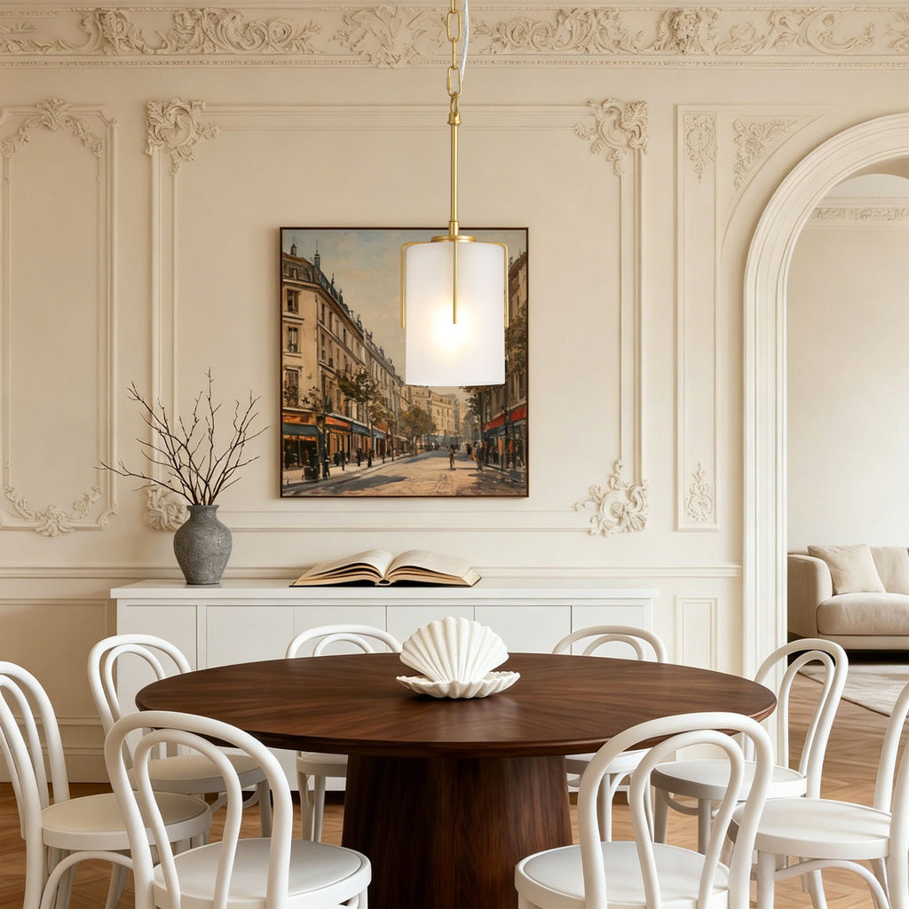 Adjustable Cylindrical Pendant Light