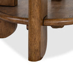 Tanner - Round End Table - Tawny Brown