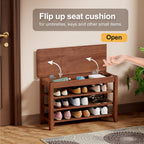 Multi Functional Double Layer Shoe Stool