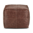 Sheffield - Handcrafted Square Pouf
