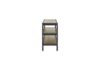Console Table With Insets - Black