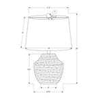 Modern Lighting, Table Lamp, Concrete - Cream