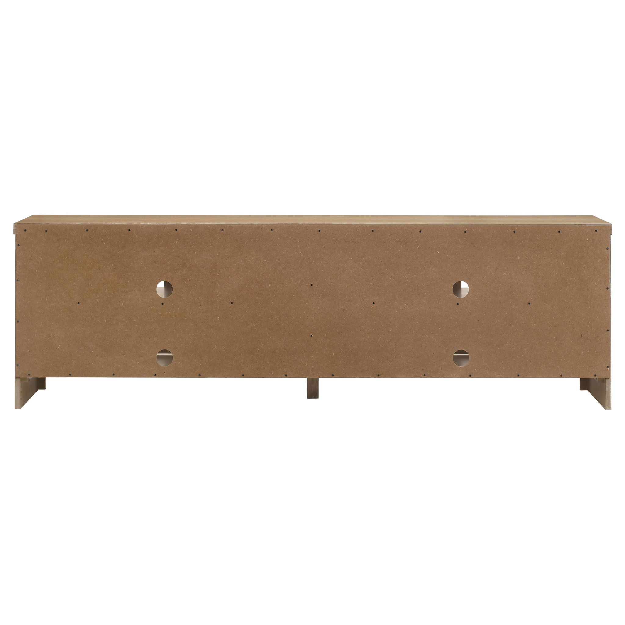 Brenham 79-inch 4-door TV Stand Media Console Washed Oak
