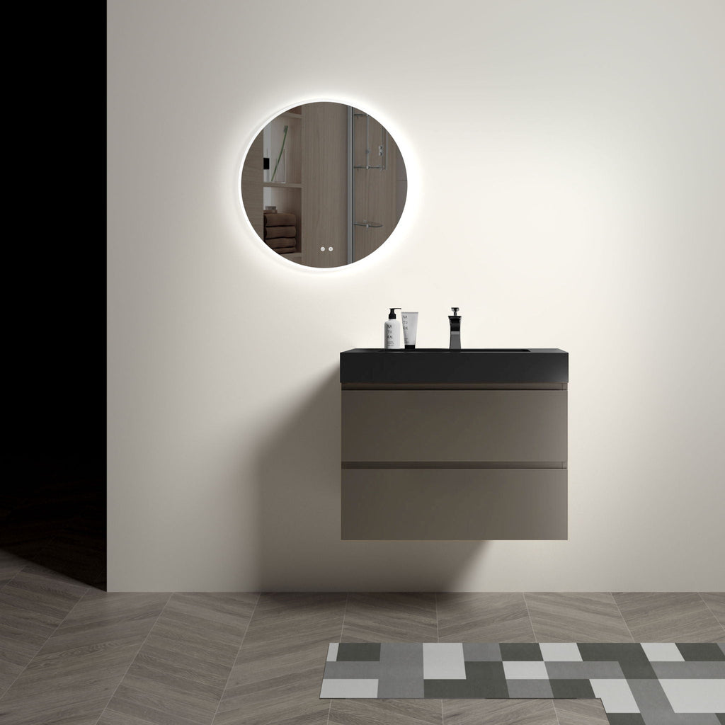 Alice - Bathroom Vanity With Sink, Wall Mounted, Floating