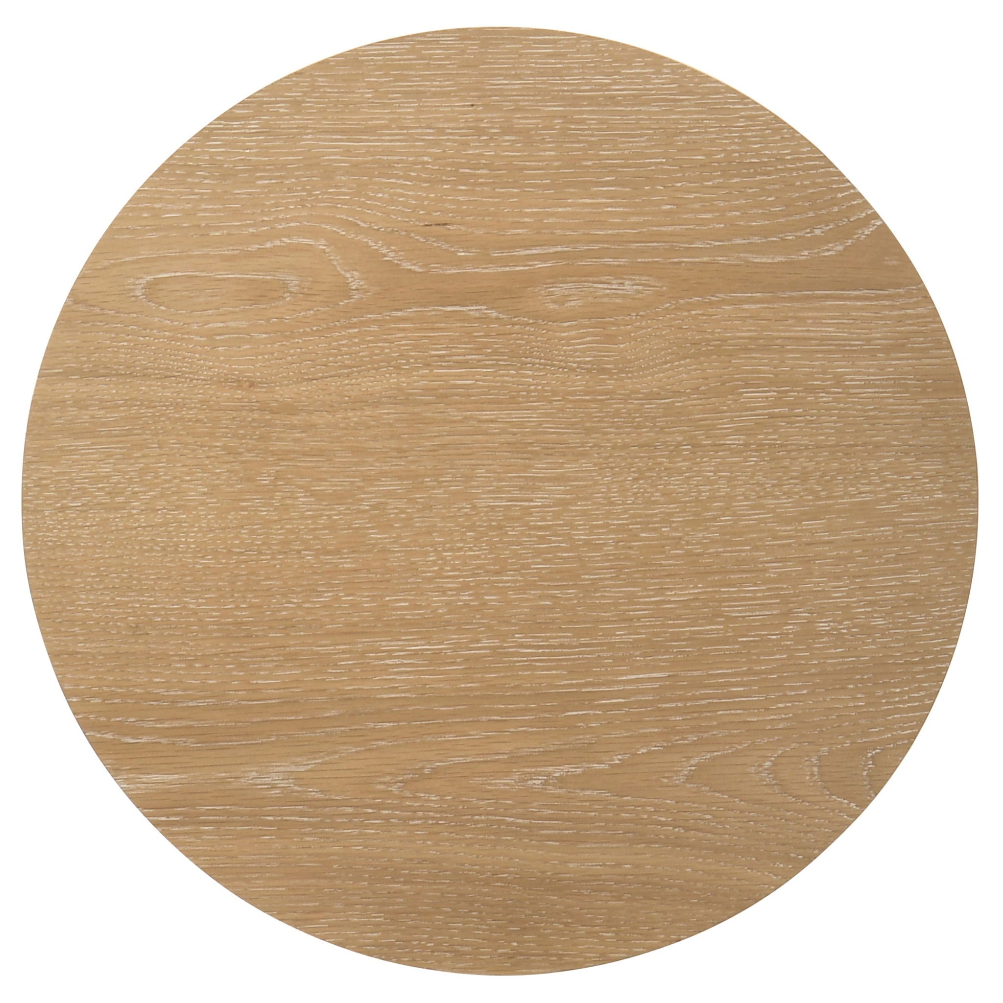 Ottowa 3-piece Round Wood Coffee Table Set Light Oak
