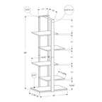 Bookshelf, Bookcase, Etagere, 5 Tie For Office, Contemporary & Modern