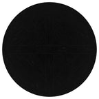 Florence Round 60-inch Pedestal Base Dining Table Black