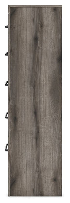 Graystorm - Five Drawer Chest - Brown Gray