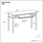 Warm Shaker - Handcrafted Desk