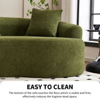 4 Seater Sofa With Fabric, 30D, 60 Hardness Full Sponge, 4 Pillow For Living Room, Home Furniture Sleeper Sectional Sofa For Apartment