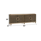 Ashtin - Console Cabinet - Brown