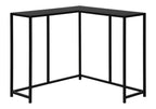 Corner Accent Console Table For Entryway, Contemporary & Modern - Black