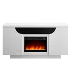 Alessia - Electric Fireplace With Multi Color LED And Flame Settings