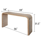 Waterfall Console Table