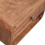 Curve Upper Slot Floating Nightstand