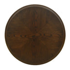 Philippe - Round End Table With Shelf - Brown