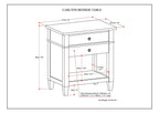 Carlton - Bedside Table, Handcrafted