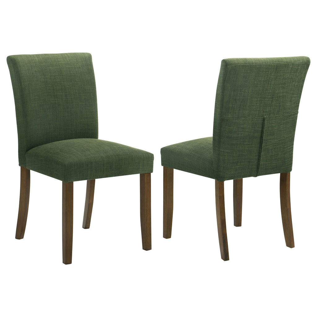 Paxton Upholstered Dining Side Chair Green (Set of 2)