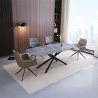 Hester - Arm Chair (Set of 2) - Gray Fabric